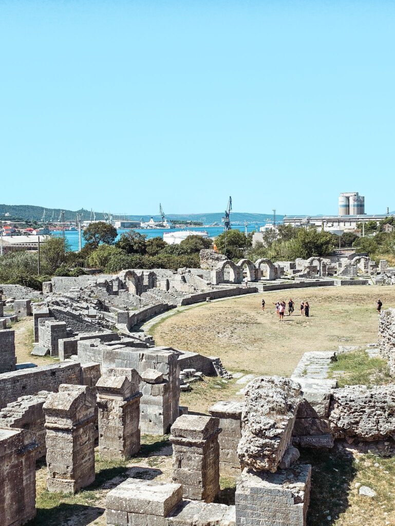 Salona ancient town amphitheatre