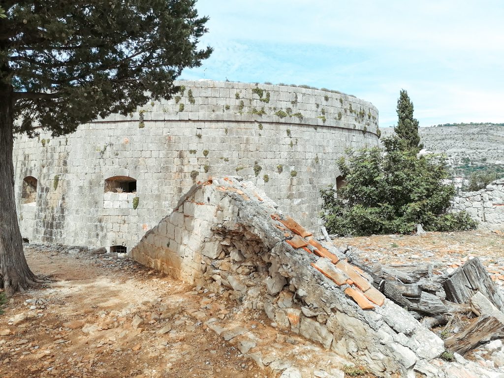 Fort Royal in Lokrum, built by the French army